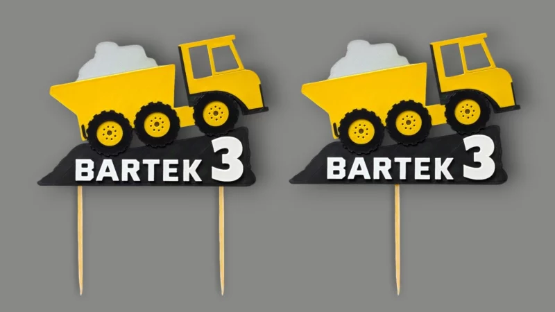 Opcje mocowania wywrotki na jednym lub dwóch patyczkach – porównanie stabilności na ciemnym tle