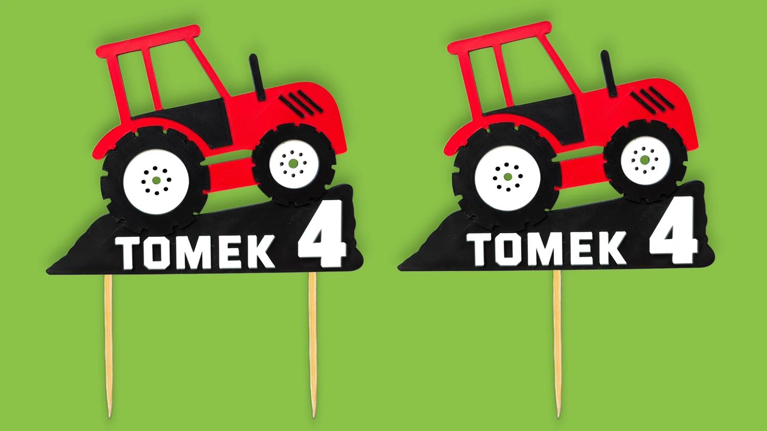 ozdoby na tort traktor