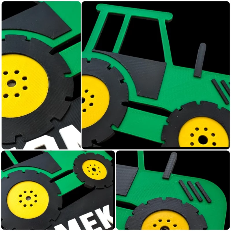 dekoracja tortu ciągnik