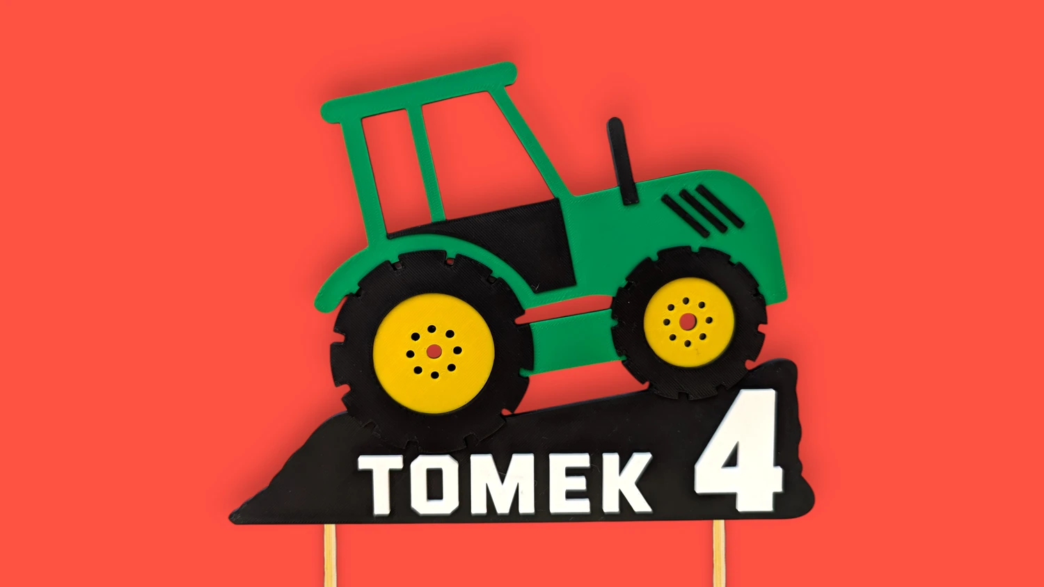 traktor topper ozdoba