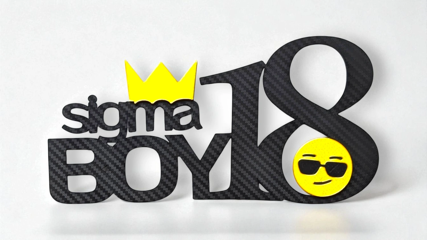 topper sigma boy osiemnastka urodziny