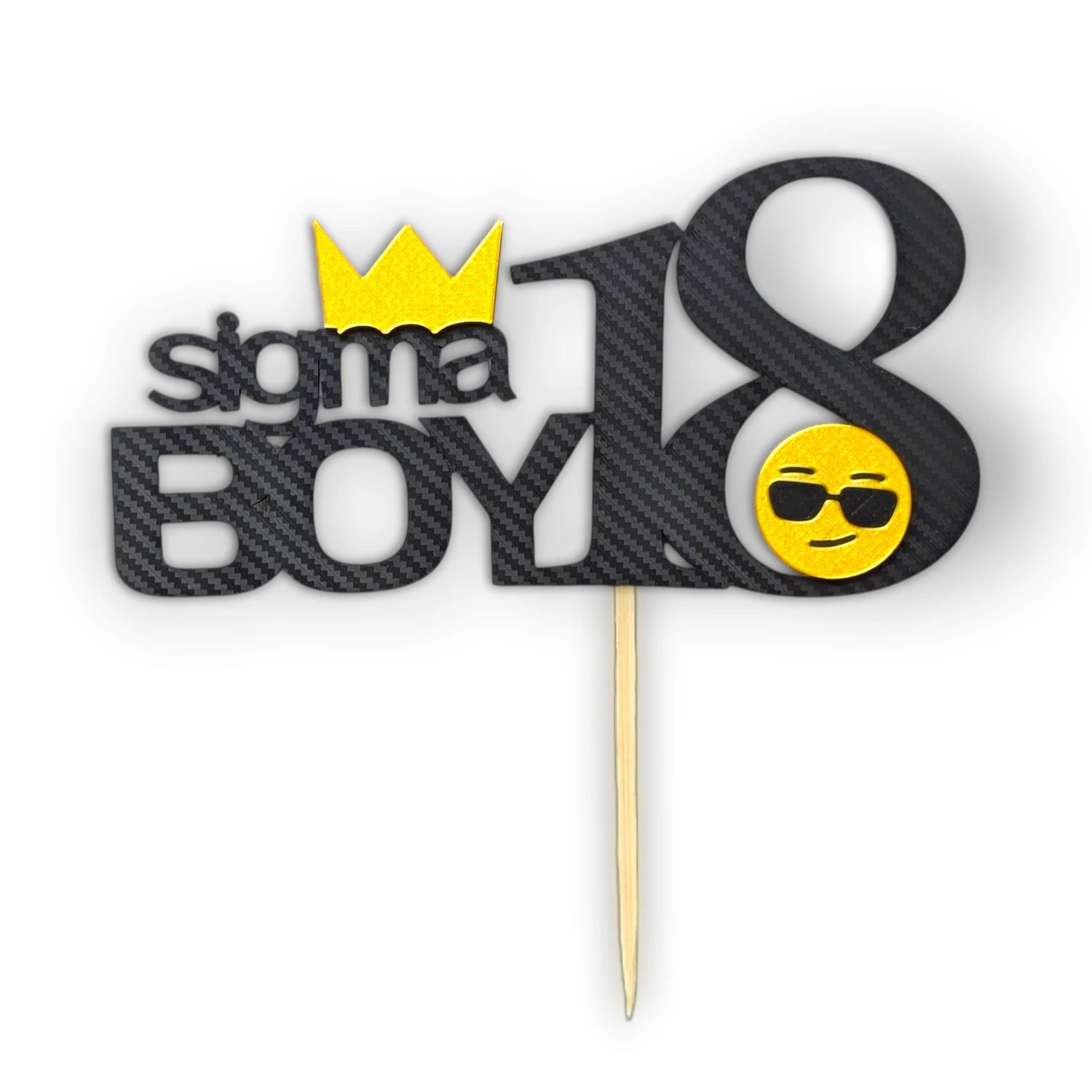 topper na osiemnastke sigma boy